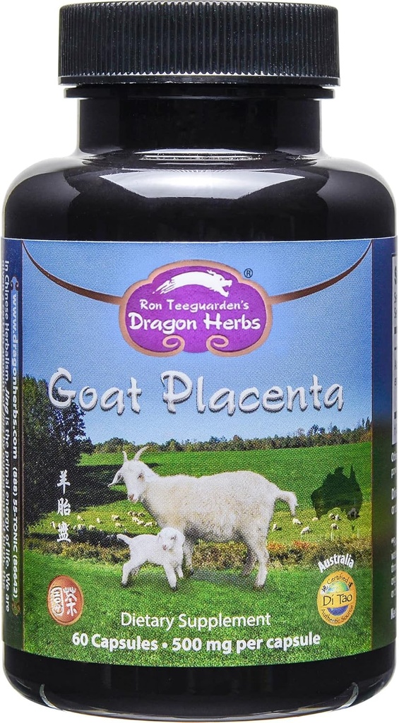 Drageurter - Gedeplacenta kapsler - 500 mg - 60 kapsler