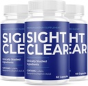 (3 Pack) Synlig klar øje supplement - Officiel formel - Synlig klar 20 / 20 Vision Vitamin - Synlig klar Vision Support Avanceret styrke, Syns klar øje piller Wellness (180 kapsler)
