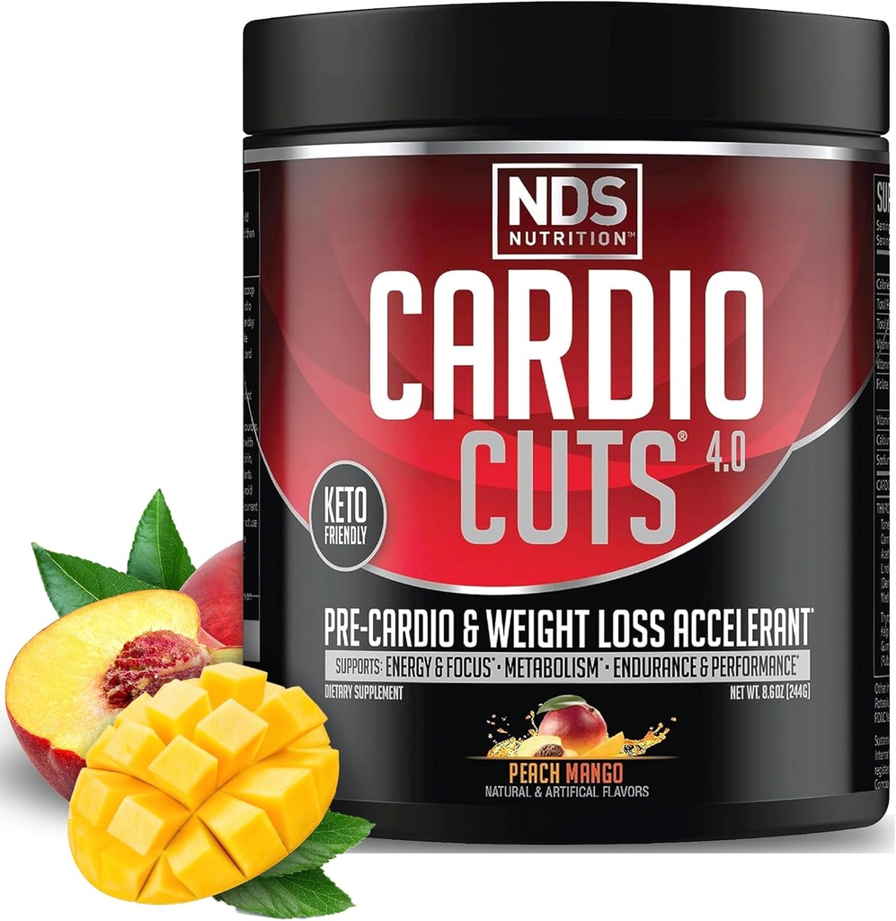 NDS Nutrition Cardio Cuts 4.0 - Peach Mango, 20 portioner (pakke med 1)