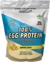 Sund N Fit 100% EGG PROTEIN- Banana (2lb): 100% Egg White Protein PLUS Natural Peptider. Naturligvis sødet, Keto, Paleo Friendly