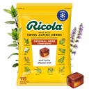 Ricola Original Herb Hoste Drops, 115 Greve, Hoste suppressant & Halsen Leasing Drops med naturligt sourced menthol, Glæder Herbal Smag til hoste & Hals Irritation Symptomer Relief
