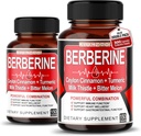 Berberine supplement - forbedret med Ceylon kanel, gurkemeje, Milk Thistle, Bitter Melon til fordøjelse, Immunitet & vægt Managament Support (150 greve (pakke med 2))