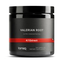 Valerian Root Kapsler - Ultra High Potency 4: 1 Uddrag - Højt koncentreret - Third-Party Lab Testet - 120 Kapsler