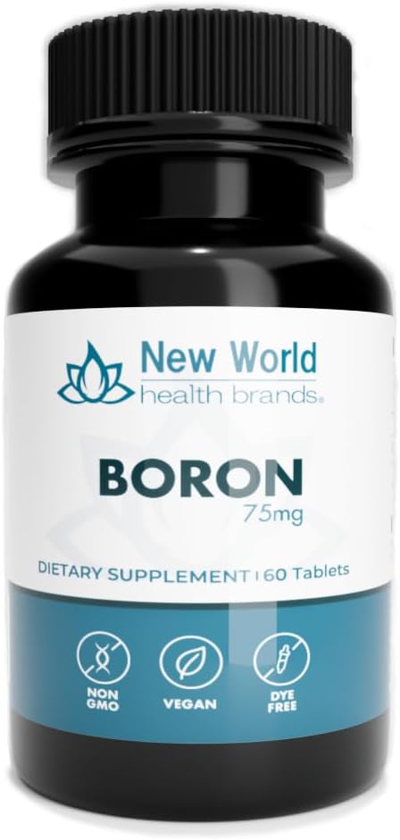 Boron Mineral Supplement 75mg • 124; 60 Greve - Trace Minerals Din krop har brug for at opretholde optimal sundhed og velvære