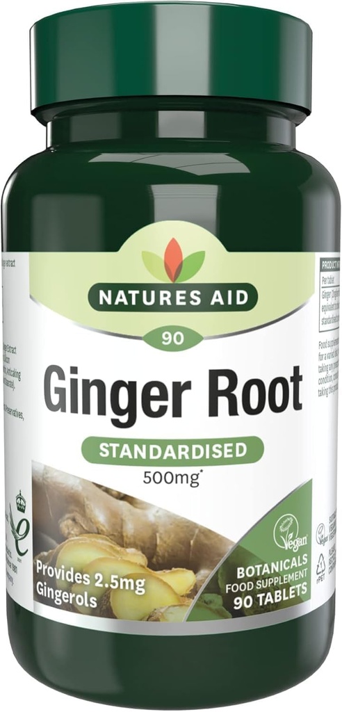 Nature Aid Ginger 500Mg