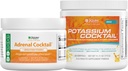 Jigsaw Health Bundle beige 124; Adrenal Cocktail, 60 Servere (Jar), og Kalium Cocktail (Orange), 60 Servere (Jar)