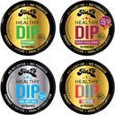 NEW Teaza Herbal Energy Pouch blandet (4 pack) Peppermint- Tropical- Cool Mint Chill- Banging Black Cherry