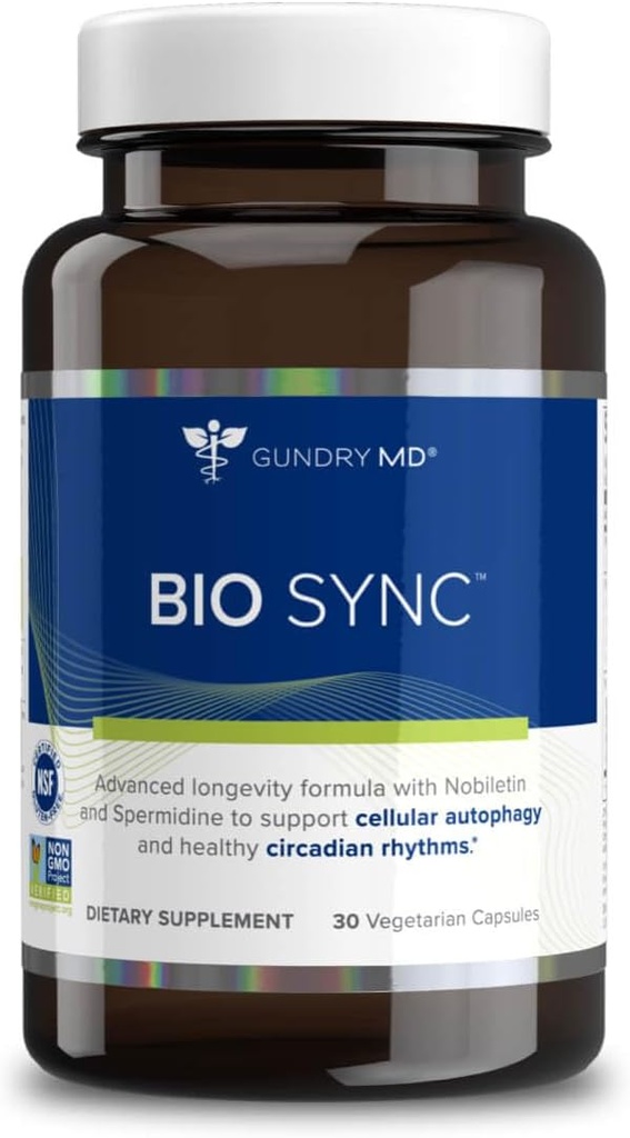 Gundry MD ® Bio Sync supplement til Daytime Energy, understøtter fokus og hukommelse † * - (30 Servere)