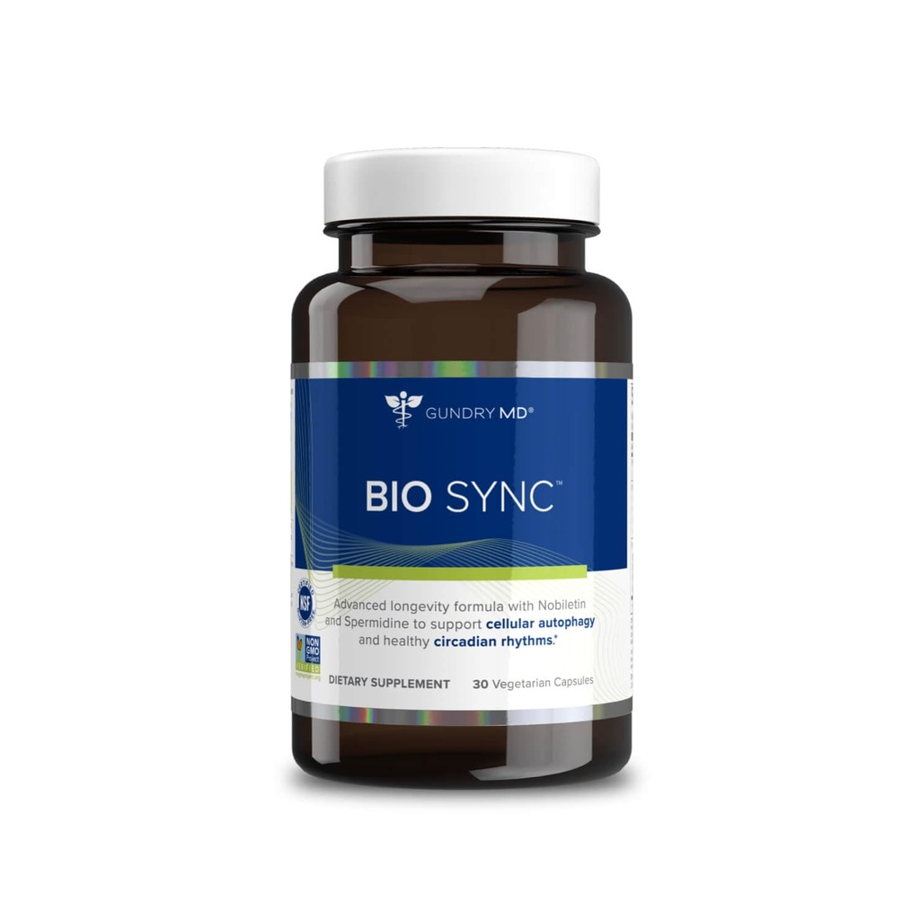 Gundry MD ® Bio Sync supplement til Daytime Energy, understøtter fokus og hukommelse † * - (30 Servere)