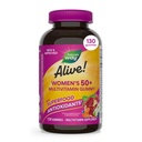Naturen er i live! Kvinder 50 + Daglige Gummy Multivitaminer, Kvinder Kosttilskud, Understøtter sundt hjerte, hjerne & knogler, * B- vitaminer, blandet berry smag, 130 Gummies (Packaging May Vary)