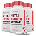 Justified Laboratories (3 Pack Vital Grow XL Extreme Pills 1600MG Premium formel Proprietary Blend for Men 's Health 180 Kapsler