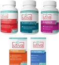 15% Bundle Utiva Cranberry PACs 30 Vegi Capsules + Utiva Bladder Health 60 Capsules + Utiva D-Mannose 500mg 120 Capsules + Utiva Probiotic 30 Delayed Release Vegi Capsules + Utiva UTI Test Strips