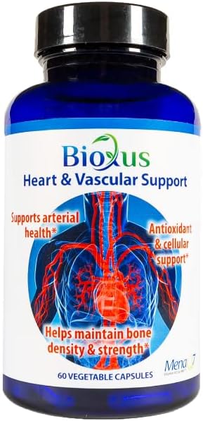 PotentSea Heart og Vaskulære Support, Vitamin K2, Vitamin D3, og Alpha Lipoic Acid, Cellular Support, Anti- Aging, Heart, Kognitiv Sundhed, 60 Veg Cap