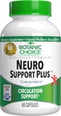 Botanic Choice Neuro Support Plus - Hjælper Sothe, Feet, Lower Leg- Nerve, Circulations Support-with Alpha Lipoic Acid, Biotin, Vitamin B12, B6, Benfotiamin (Vitamin B1) -Gluten Free- 60 Kapsler
