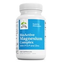 Terry naturligt BioActive Magnesium Complex - Bone & Heart Health Support - Supplement med vitamin B6, Zink & Magnesium - Pyridoxal- 5 - Phosphat Vegan Capsule Supplement - 120 Kapsler