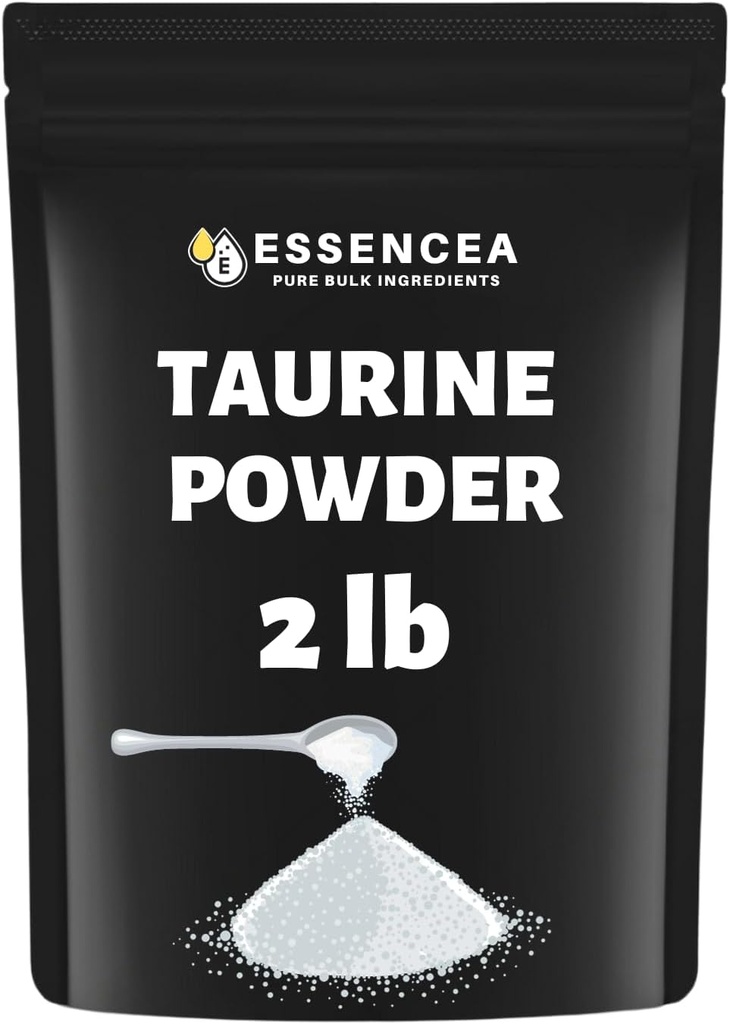 Taurine Powder 2lb Pure Bulk Ingredienser Mex124; 100% Taurine Powder Mex124; Premium Quality Supplement (32 Ounces) [Packaging May Vary]