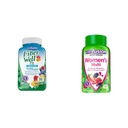 Viafusion Fiber Well Fit Gummies Supplement, 90 Greve (Packaging May Vary) & Dame Multivitamin Gummies, Berry Flavored Daglige Vitaminer for Kvinder