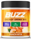 Morgen Buzz Energy Drink Powder - Energy Boost Drink Mix - Sukkerfri energi med antioxidanter - Morgen Kickstart og Sport Nutrition Endurance Produkt - 30 Servering, Peach Rita, 8 Ounces
