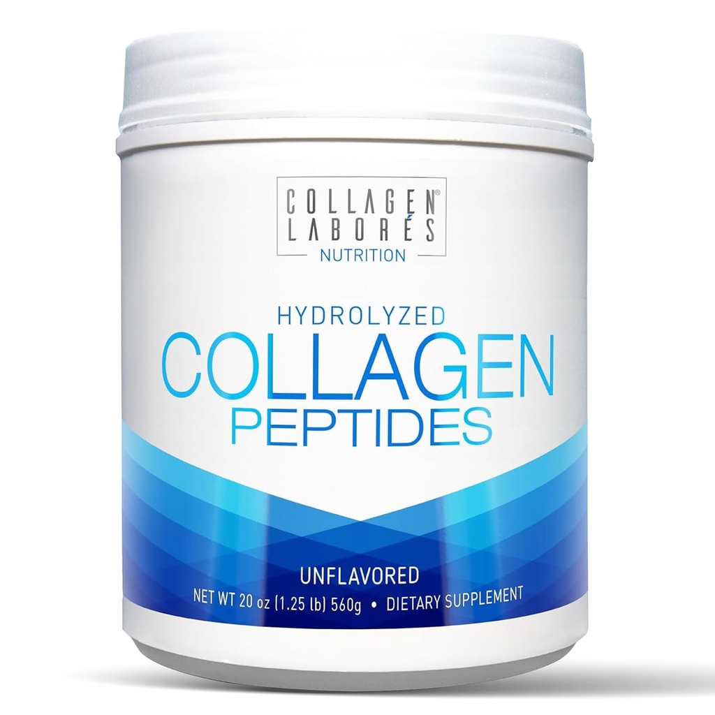 Pure Hydrolyzed Collagen Peptider (20 oz) - Unflavored Collagen Powder - Pastor- Raised, Grass- Fed, Keto & Paleo- Friendly, Non- GMO, Gluten- Free - GMP Certified - Nem at blande (1)