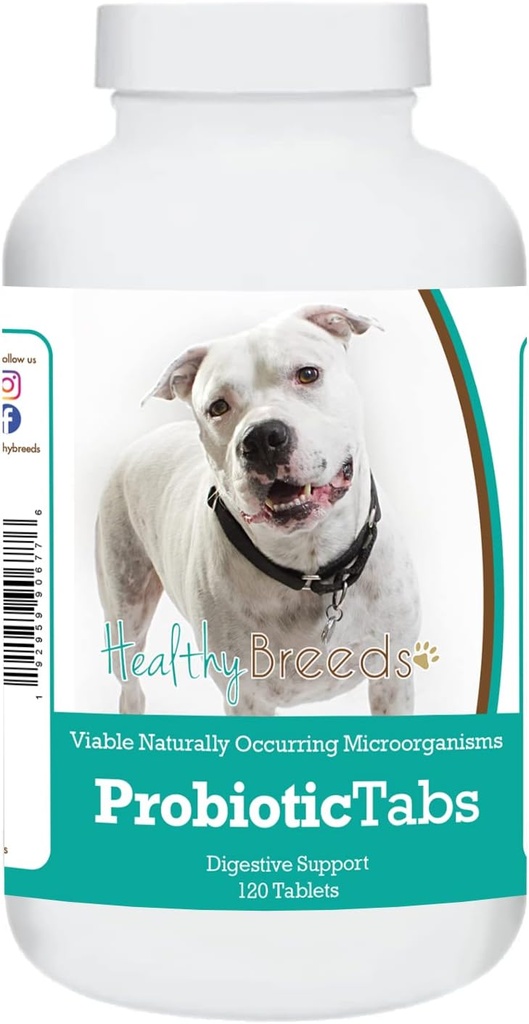 Sunde racer Pit Bull Probiotiske Tabs 120 Tælling
