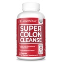Sundhed Plus Super Colon Cleanse 60 dages levering af Gentle Gut Cleanse Detox, Psyllium Husk, Probiotika til Forstoppelse Relief & fordøjelsesstøtte, 240 kapsler