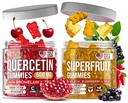 Joyli Quercetin & Superfruit Gummies Bundle - immun- og antioxidant support - Vegan Multivitamin Formel med Vitamin A, C, D, E, Zink, Goji & Elderberry - 2 Pack for voksne