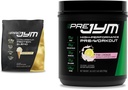 PRO JYM 45 Serveringer Tahitian Vanilla + PRE JYM 30 Serveringer Pink Lemonade Pre- workout Powder Bundle