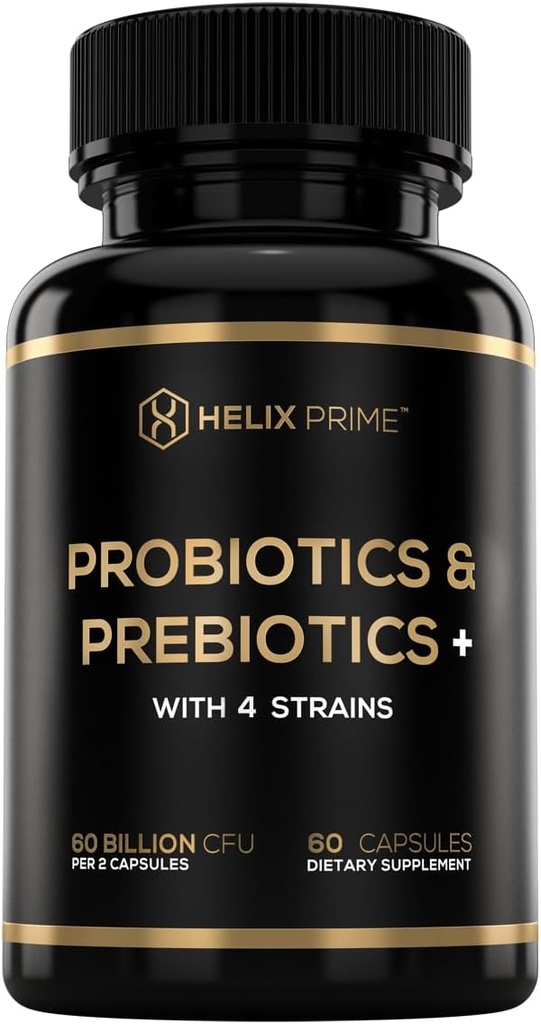 Probiotika og Prebiotika til kvinder eller mænd Probiotika 60BN CFU Lactobacillus Acidophilus Bifidobacterium Lactis Made in USA