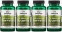 Swanson Double Strength Boswellia- Herbal Supplement Fremme af fælles støtte -Ayurvedic Herb til fælles fleksibilitet og mobilitet Support-Made w / Boswellia Serrata Resin- (60 kapsler, 800mg Hver) 4 pakke