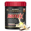 ALLMAX ISOFLEX Whey Protein Isolate, Vanilla - 1 LB - 27 Gram Protein Per Scoop - Zero Fat & Sugar - 99% Lactose Free - Gluten Free & Soy Free - Ca. 15 Tjenester