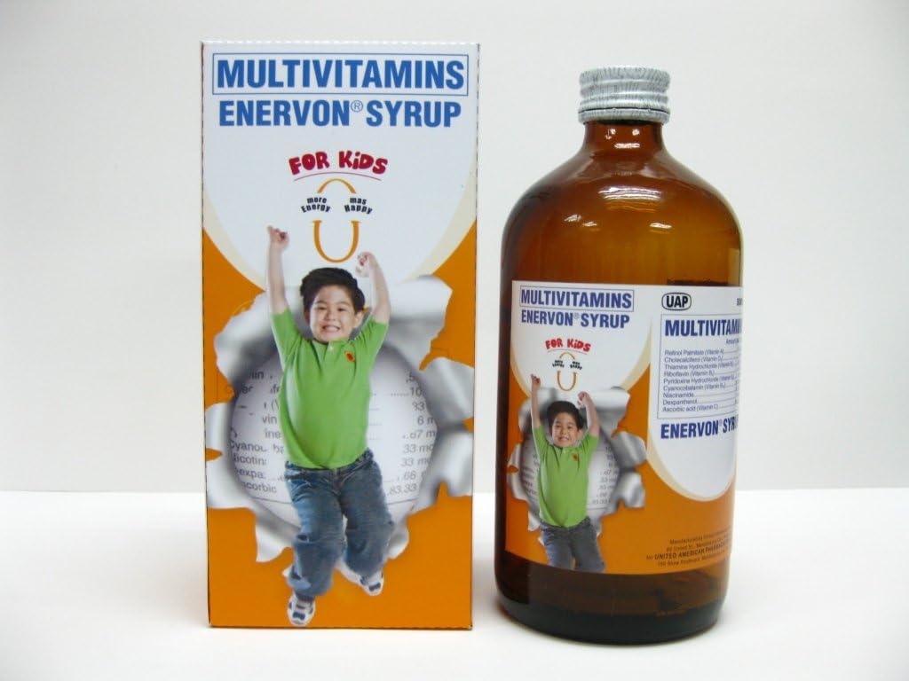 2 Enervon Syrup Multivitaminer (2 x 120ml)