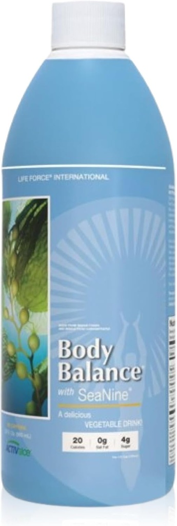 Youngevity Body Balance Land & Sea Plant Based Nutrition - Sea Grøntsager, Kelp, Nori, Honning, Aloe Vera, og mere - 75 + Næringsstoffer w / vitaminer, mineraler, aminosyrer - (32 Fl Oz) (1)