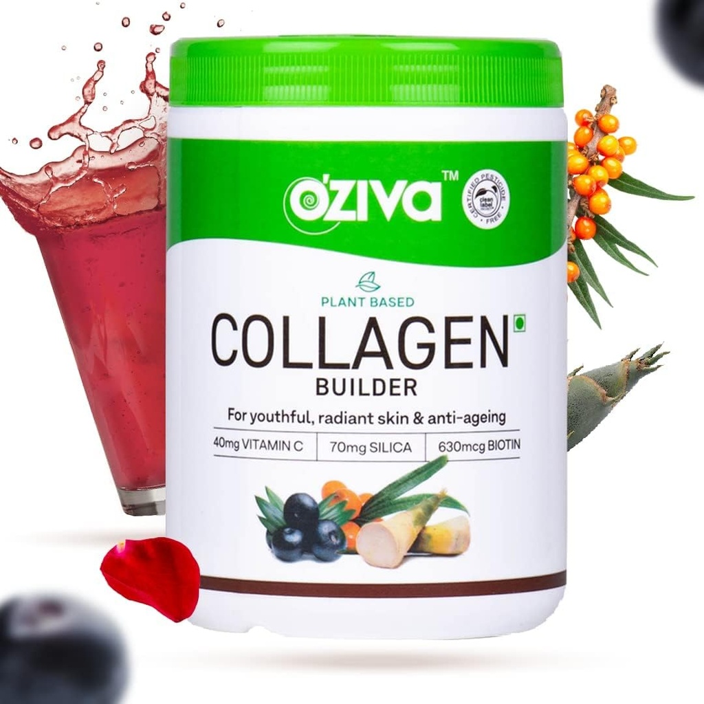 Kavir Plant baseret Collagen Builder til glødning & Youthly SkuthName 124; Collagen pulver til kvinder & Mænd