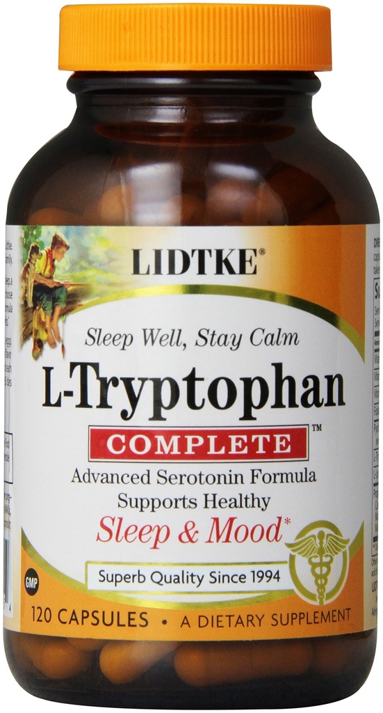 Lidtke Technologies L- Tryptophan Komplette kapsler, 120 Greve