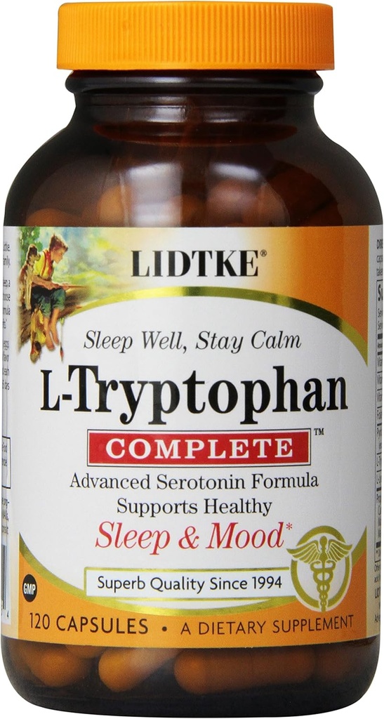 Lidtke Technologies L- Tryptophan Komplette kapsler, 120 Greve