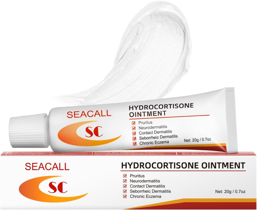 Hydrocortison Cream - OTC Anti- Itch Relief for Eksem, Dermatitis & Hudirritationer