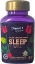 Dream Spell 3D Natural- Based Sleep Aid - Lindrer en Alert Mind, No Next- Day Groggines- Drug- Gratis Innovativ Formel med 3Mg Melatonin, GABA, Humle - Restaured Nights, Refreshed Mornings - 60 Kapsler