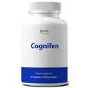 PureNature Cognifen - Memory Support Nootrop med Bacopa, Phosphatidylserin, Huperzine A, DHA, Cholin og mere - Non-GMO, Gluten- Free, 60 kapsler