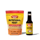 Bragg Premium 12 Ounce Nutritional Gær Seasoning Pouch - Vegan, Gluten Free Cheese Flakes og kokos Aminos, Alle formål Seasoning, 10 Oz, Single