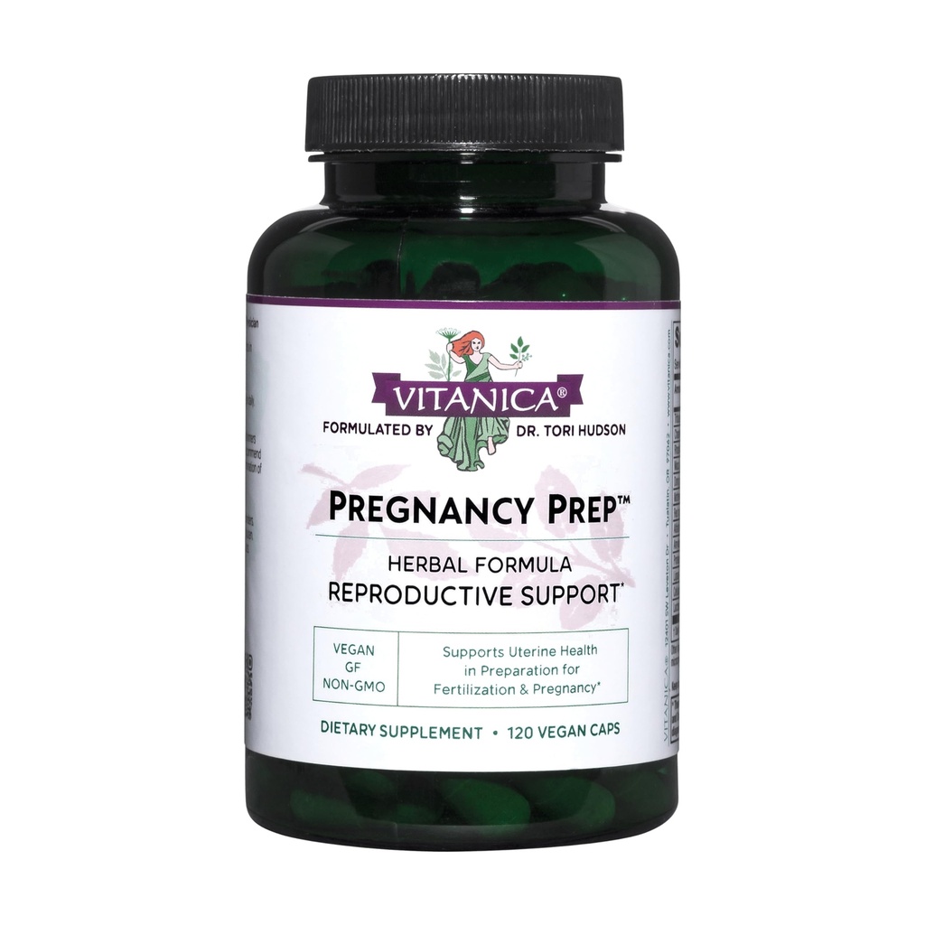 Vitanica Graviditet Prep, Reproduktive System Support, Vegan, 120 Kapsler