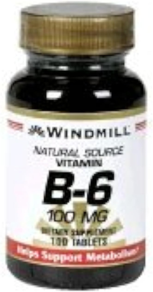 Windmill Vitamin B- 6 100 mg tabletter 100 TB