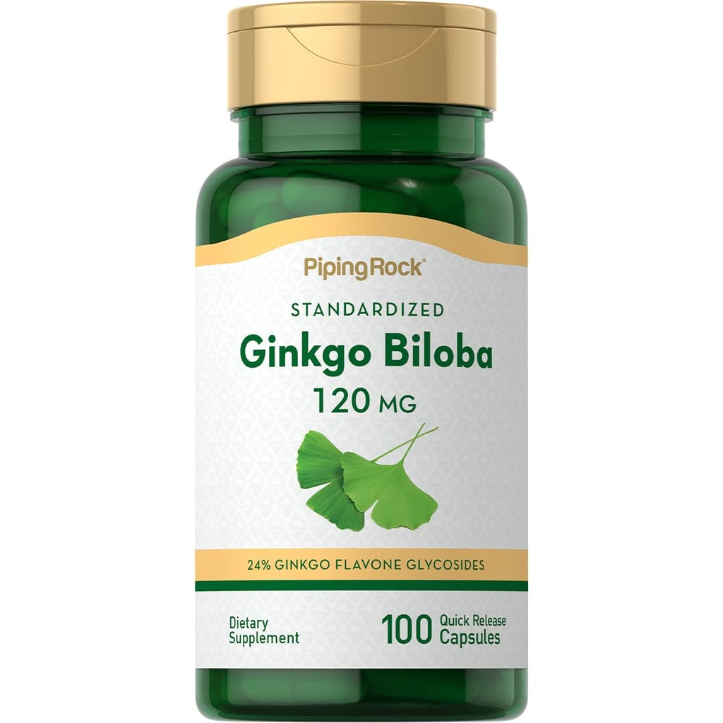 Piping Rock Ginkgo Biloba Kosttilskud 120mg