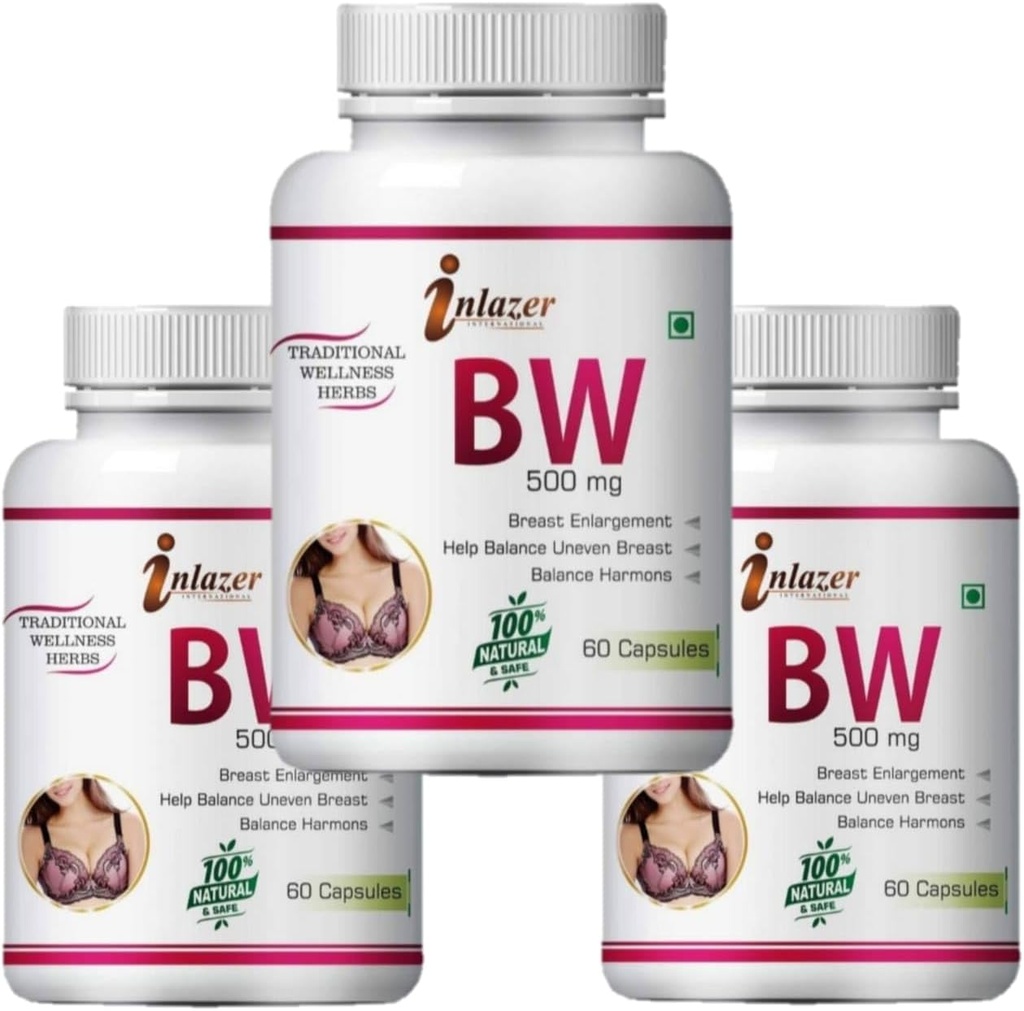 3 Pack - Bryst Enhancement Capsule for Women - Mest betroede Bryst Enhancement Pills, 180 Caps szág 124; Nyd større, Fuller, Firmer Bryster Kapsler 124; Forstørre Bryst Udvidelsen Pills
