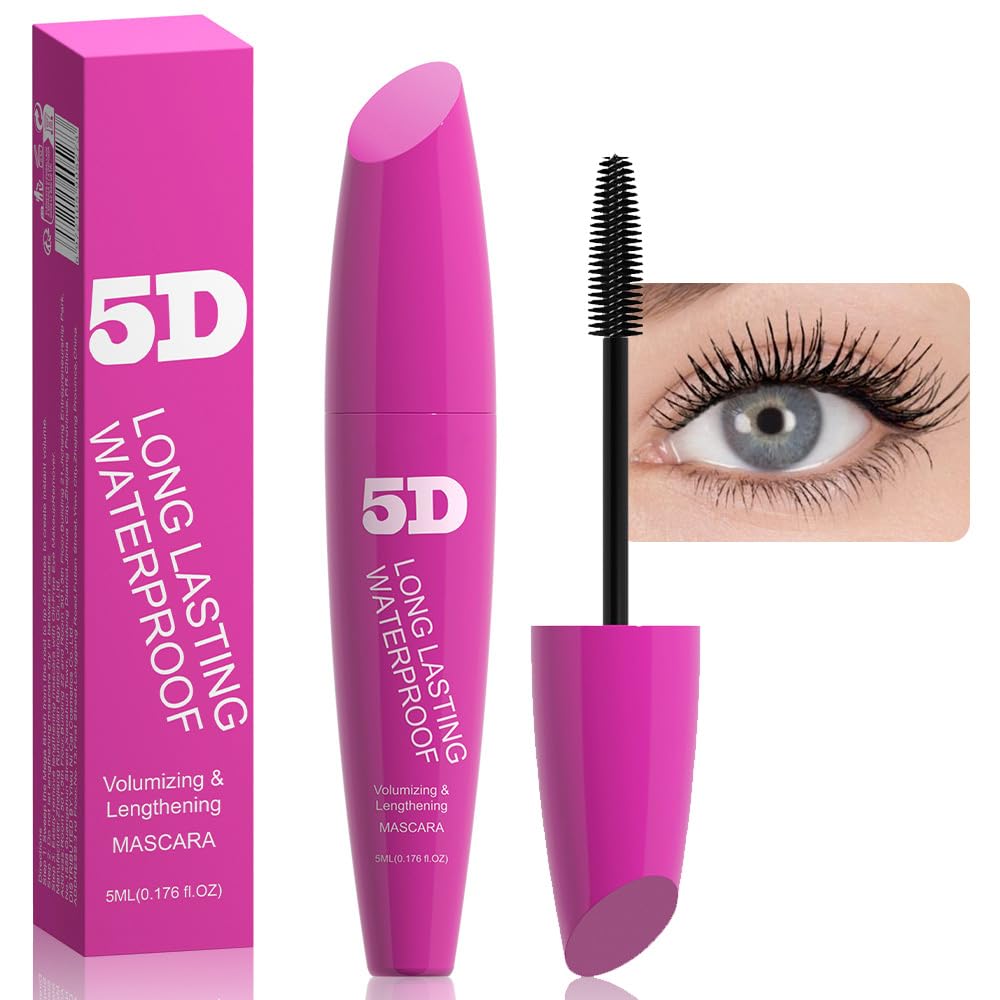 Sort Volatizing Curl Long- Waring Mascara Smudge- Proof Intense Længde Feathery Soft Fuld Lamper Vandtæt Ingen Flaking Non Smudging Clumping Cruelty Free
