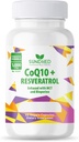 CoQ10 Kraftfuld antioxidant (Kapsler Coq10 + Resveratrol)