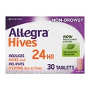 Allegra Hives Antihistamin 24- timers tabletter, non- drowsy Hive Reduktion og Hive Itch Relief, 180 mg Fexofenadine HCI, 30- greve
