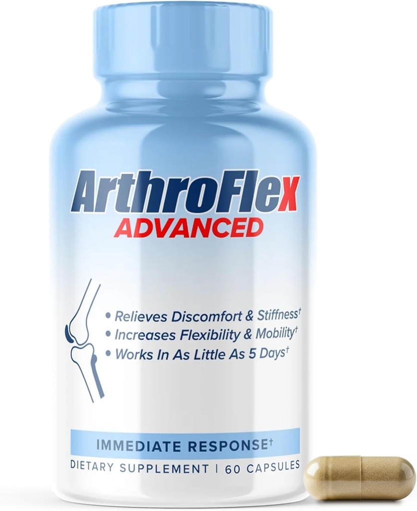MAXLIFE NATURALS ArthroFlex Advanced Joint Health Supplement – 60 Capsules - Vital Joint Supplements for Women and Men, Type II Collagen Cartilage Supplement, Made in USA Health Care Supplements