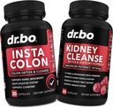 Colon Cleanser Detox & Nyre Rengøring - 15 dages Colon Rengøring piller & Nyre Detox Support Cranberry, Uva Ursi - Tågebevægelse Kosttilskud til Intestinal Mave Bloating Gut Body Flush