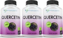 DOCTOR ANBEFALEDE TILLÆG Quercetin 1000mg Per Serving - (Vegan, Non- GMO) (120 Veggie kapsler, pakning med 3)