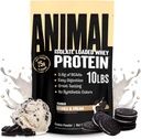 Animal Whey Isolate Protein Powder - Loaded for Pre & Post Workout Muscle Builder og inddrivelse med fordøjelige enzymer til mænd og kvinder - 25g Protein, Great Smag, Lavsukker - Cookies & Cream 10 lbs